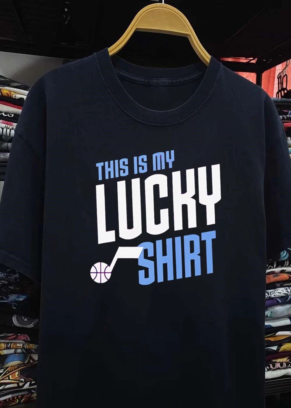 Lucky Fan Gear This Is My Lucky Shirt Utah Jazz T-Shirt