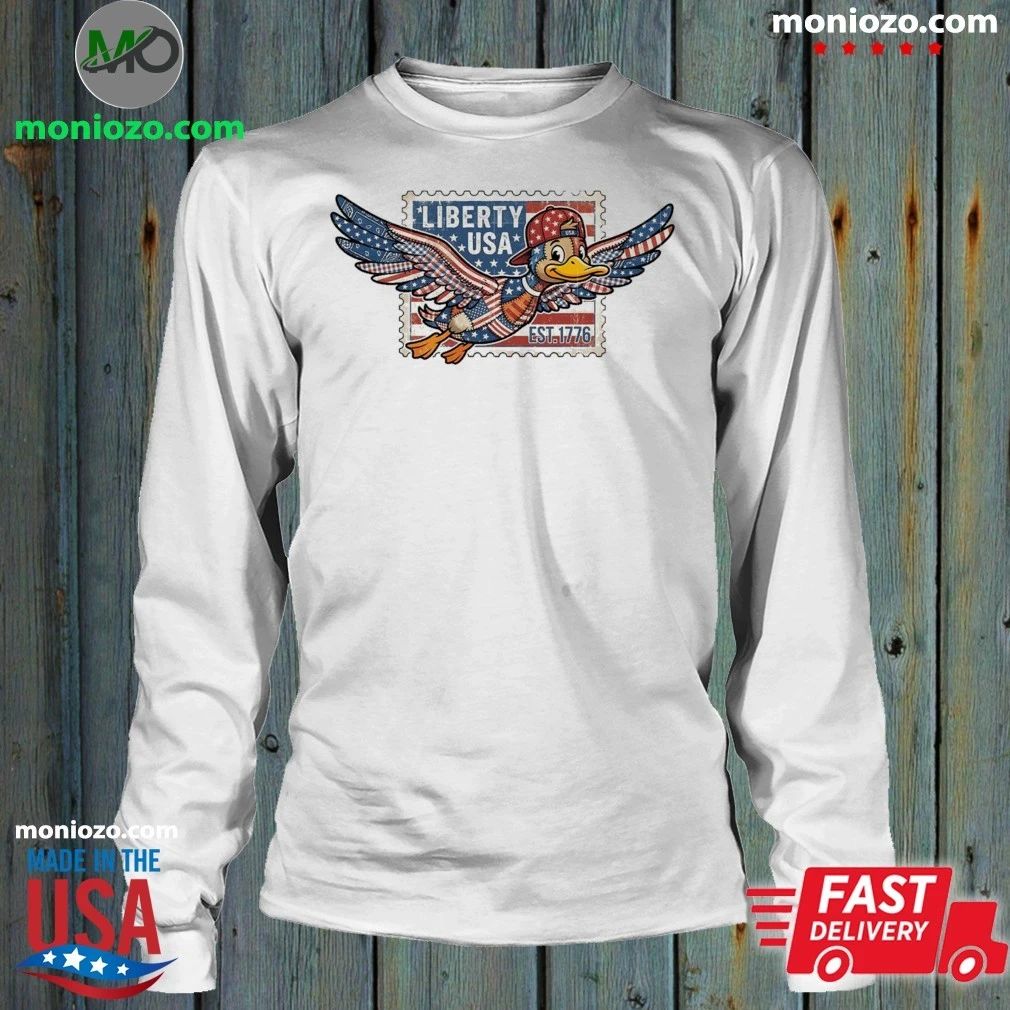 Original Mallard Duck 4th Of July Duck Liberty USA Shirt