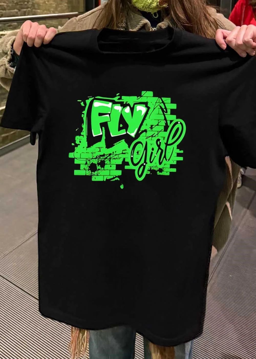 Fly Girl Graffiti Street Art T-Shirt