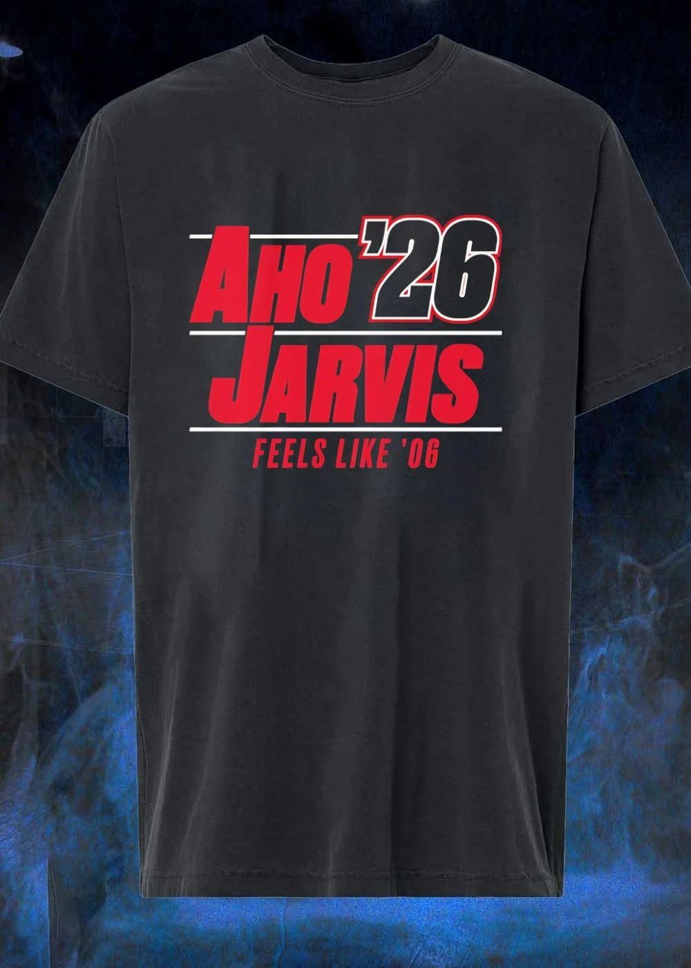 Carolina Hurricanes Aho ’26 Jarvis Feels Like ’06 T-Shirt
