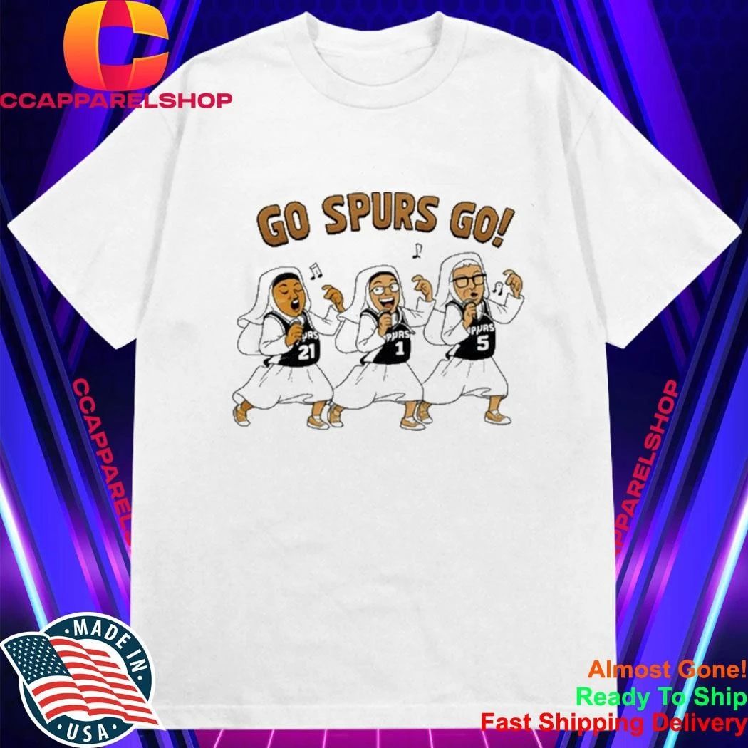 Go Spurs Go Singing Nuns San Antonio Spurs Cartoon Graphic Finals 2026 Shirt