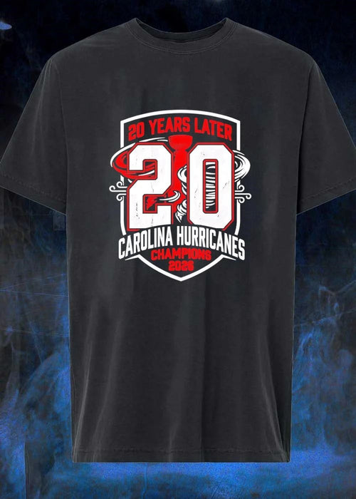 20 Years Later Carolina Hurricanes Champions 2026 shirt