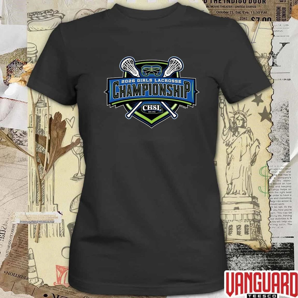 2026 CHSL Girls Lacrosse Championship Logo t-shirt