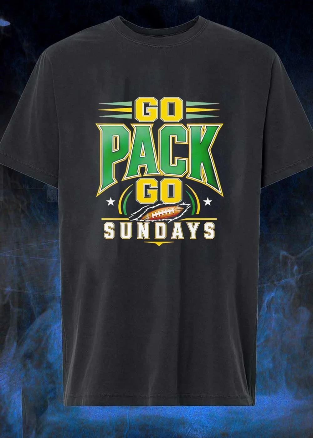 Go Pack Go Sundays Green Bay Packers T-Shirt