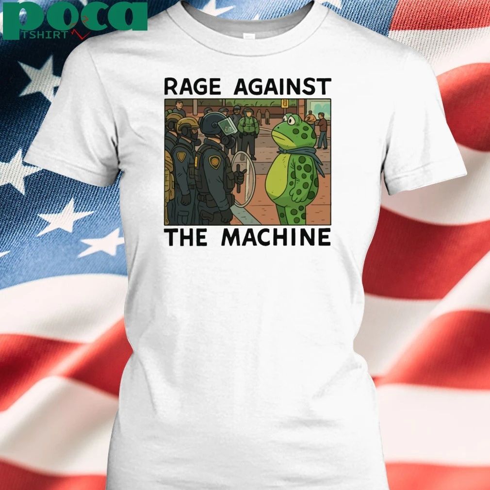 Portland Frog Rage Against The Machine Resist 2025 T-shirt