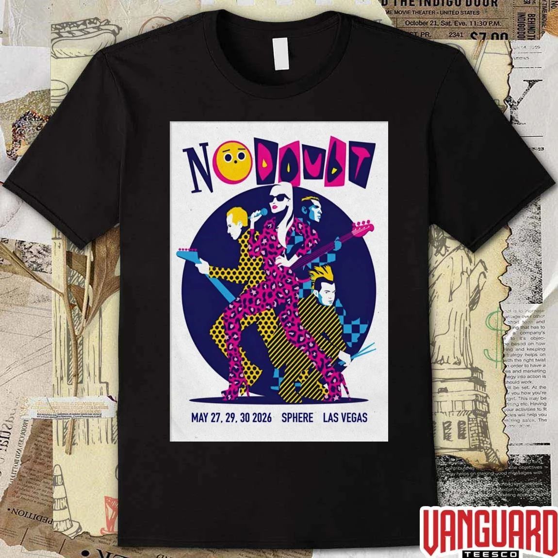 No Doubt May 27 29 30 2026 At Sphere In Las Vegas Poster t-shirt