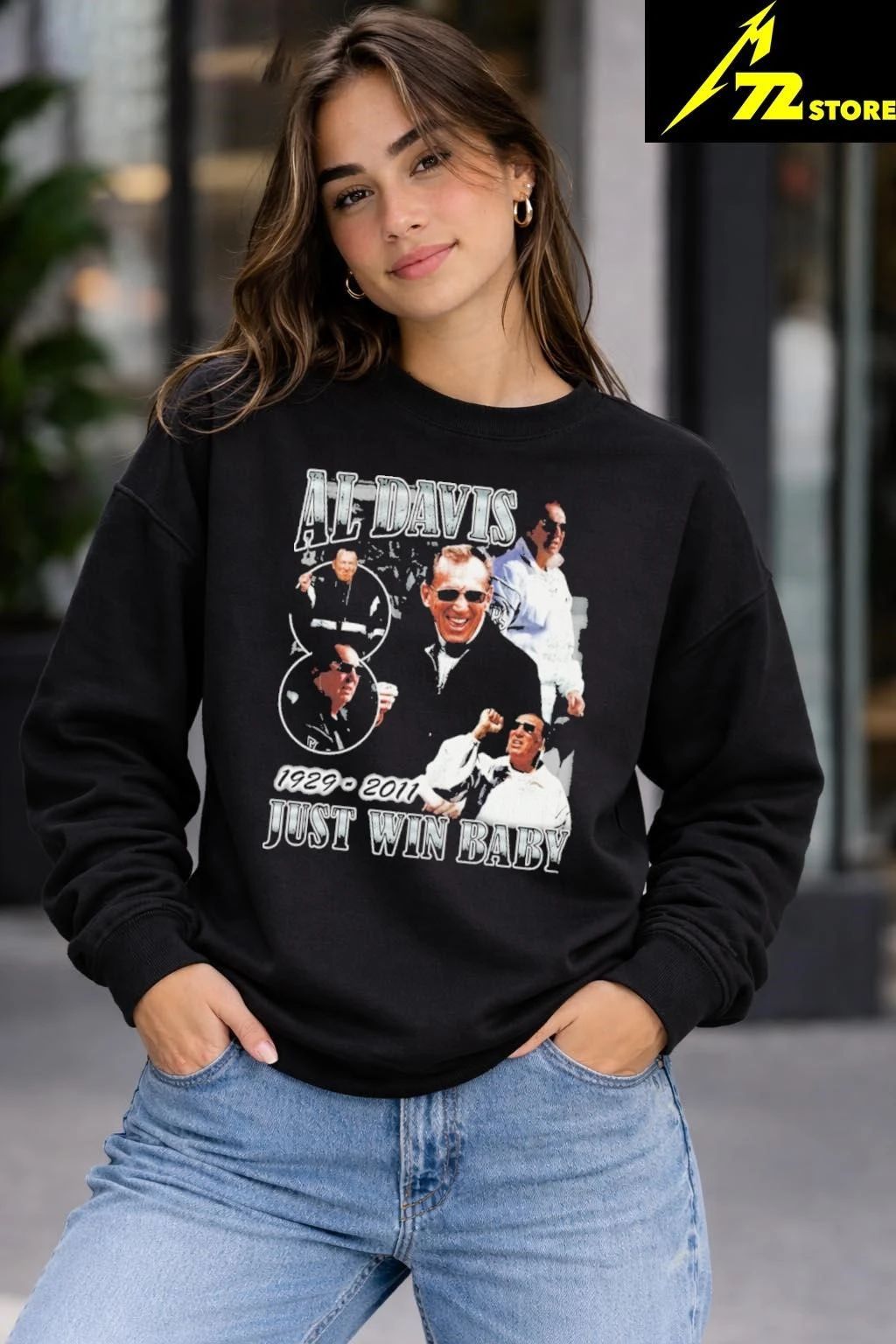 Tj Leota Al Davis 1929 2011 Just Win Baby Shirt