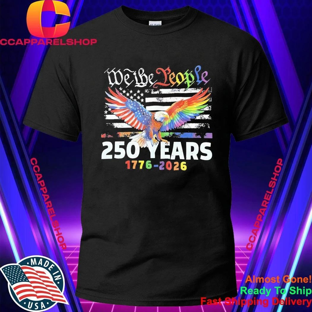 Pride LGBT Eagle US 250 Years 4th Of July Shirt