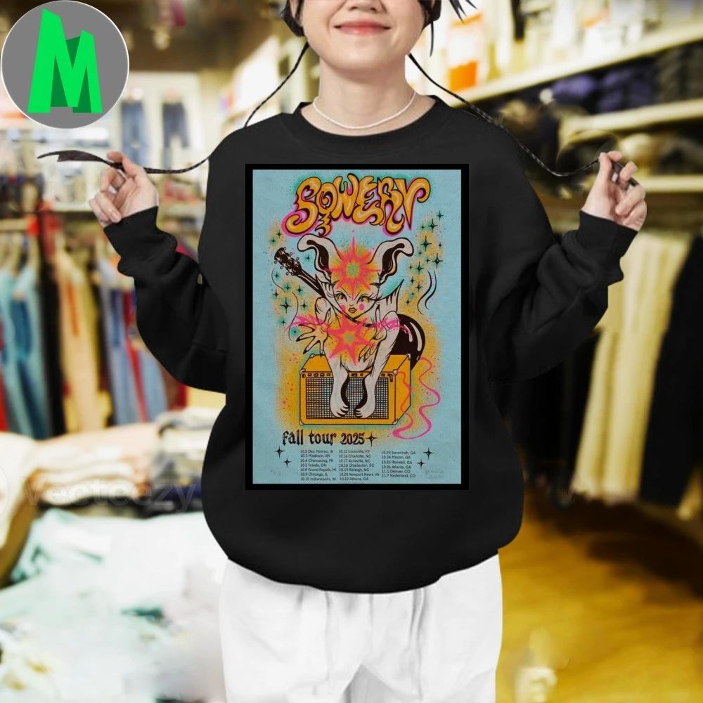 Sqwerv Fall Tour 2025 Poster Shirt