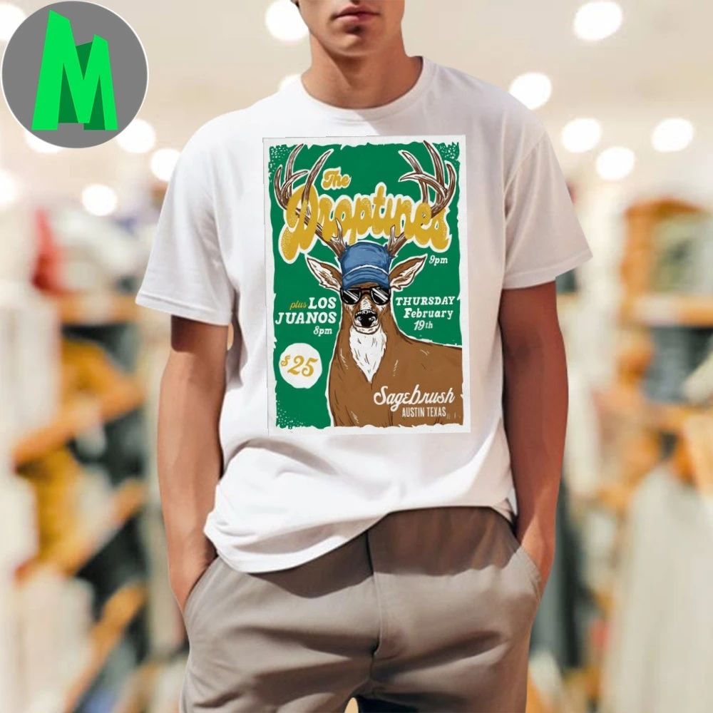 The Droptines Austin Tx Feb 19 2026 Poster Shirt