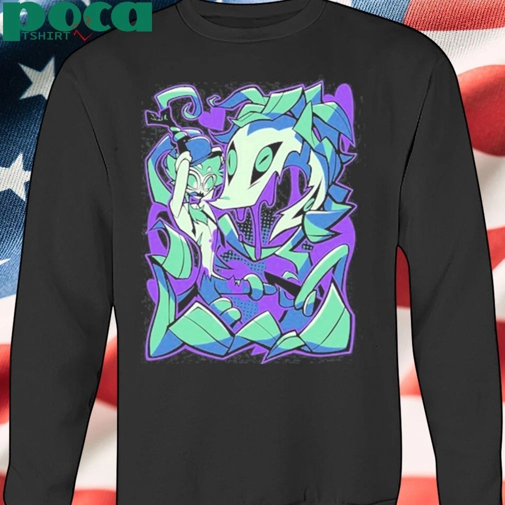 Helluva Boss Stolas Halloween Slasher Shark Robot Shirt