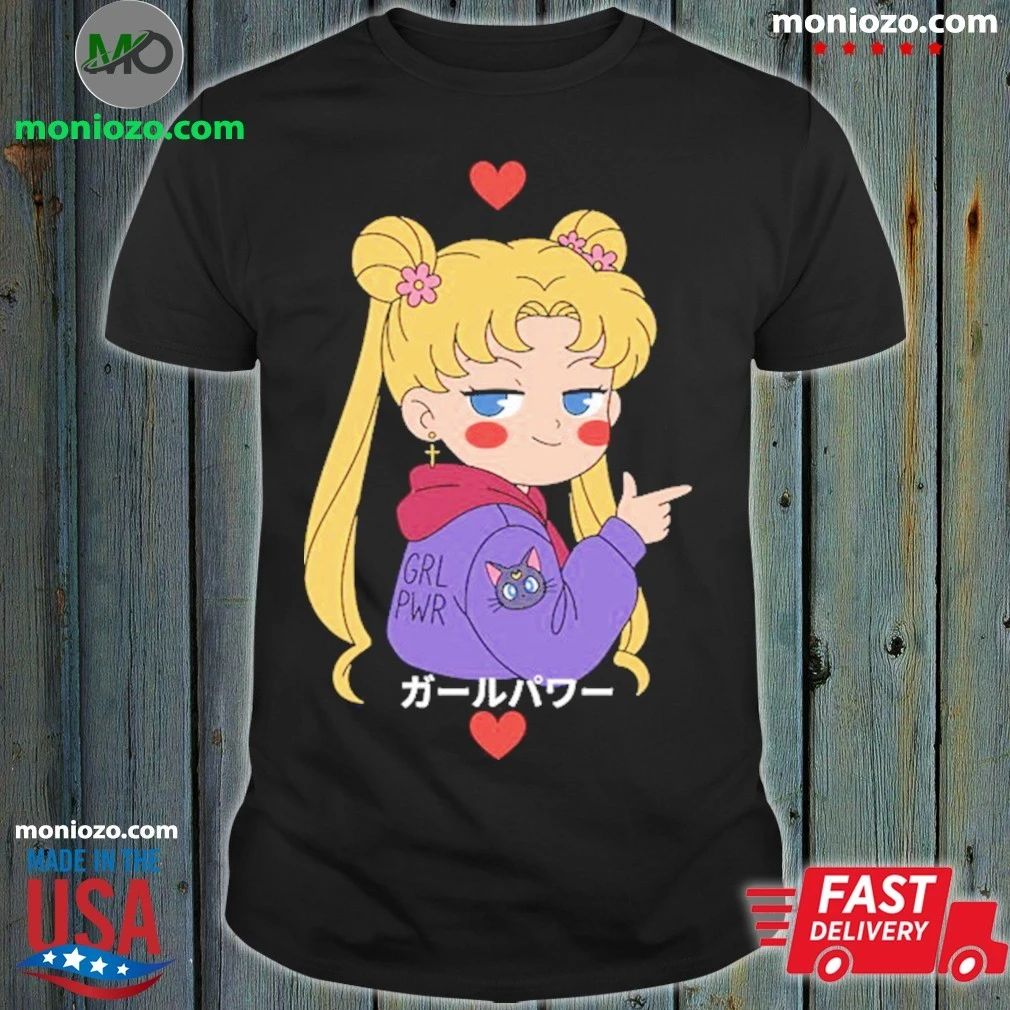 GRL PWR Sailor Moon Shirt