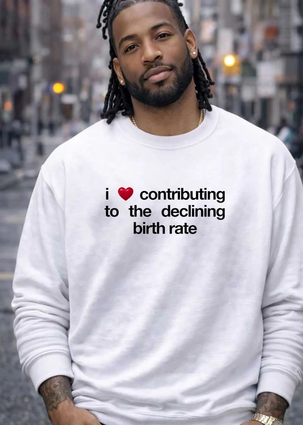 I love contributing to the declining birth rate shirt