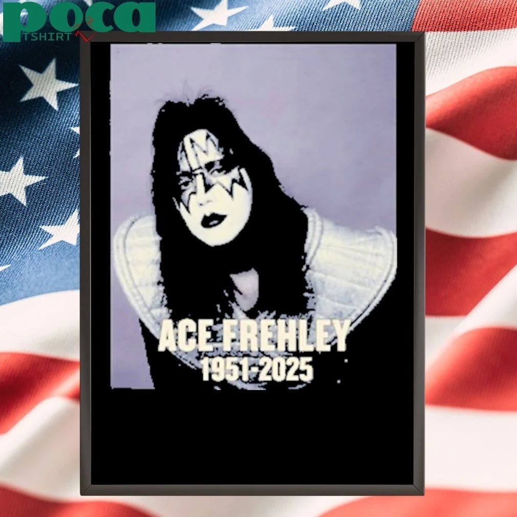 RIP Ace Frehley 1951 – 2025 poster T-Shirt