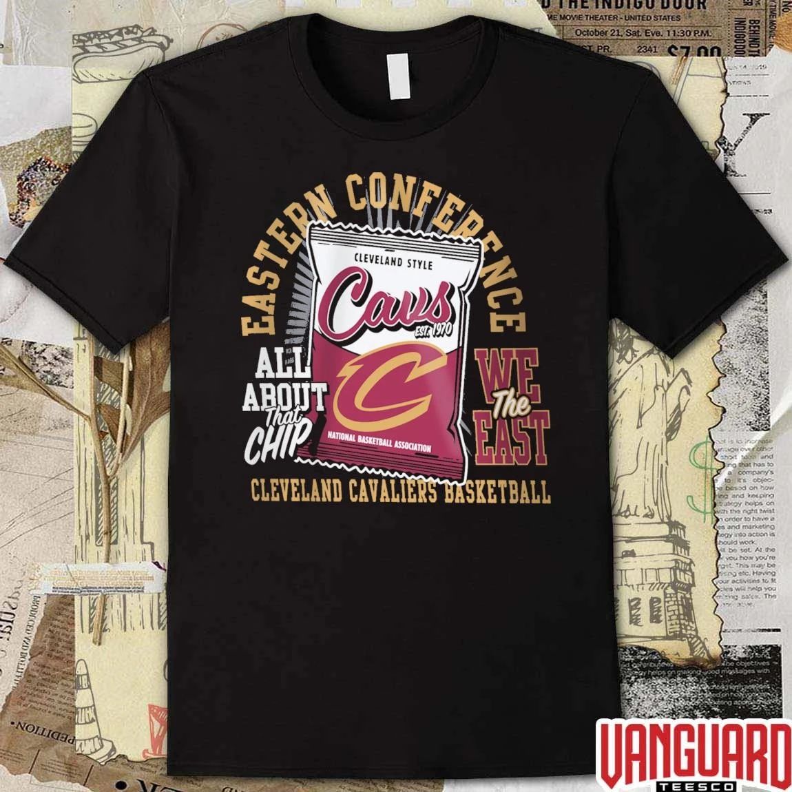 Cleveland Cavaliers Basketball NBA Eastern Conference All About the Chip We The East t-shirt