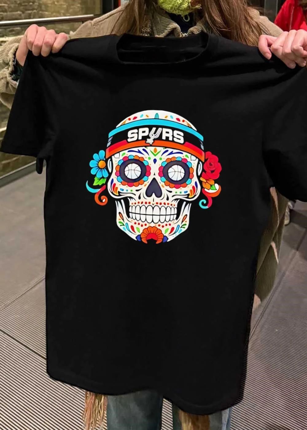 San Antonio Spurs Basketball Sugar Skull Day of the Dead shirt