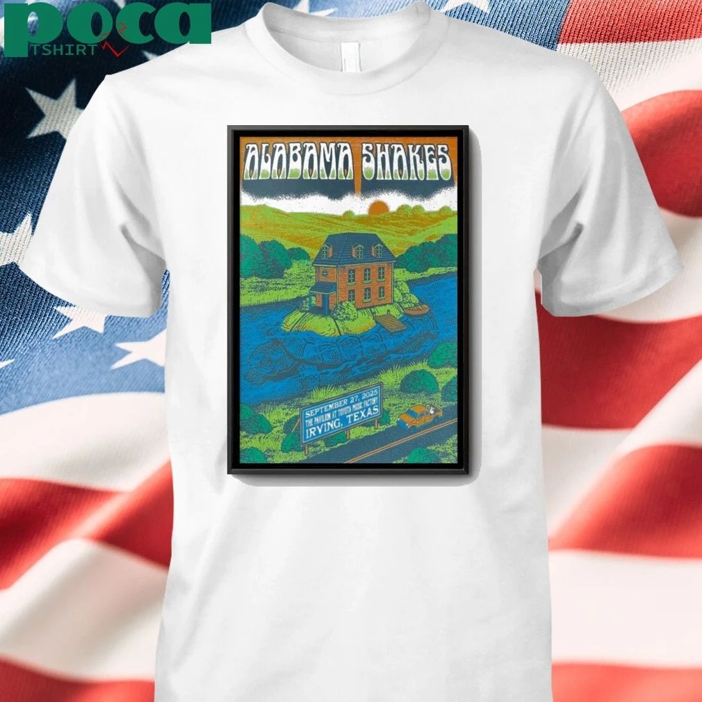 Alabama Shakes 2Sept 27 2025 Irving Texas New Poster shirt