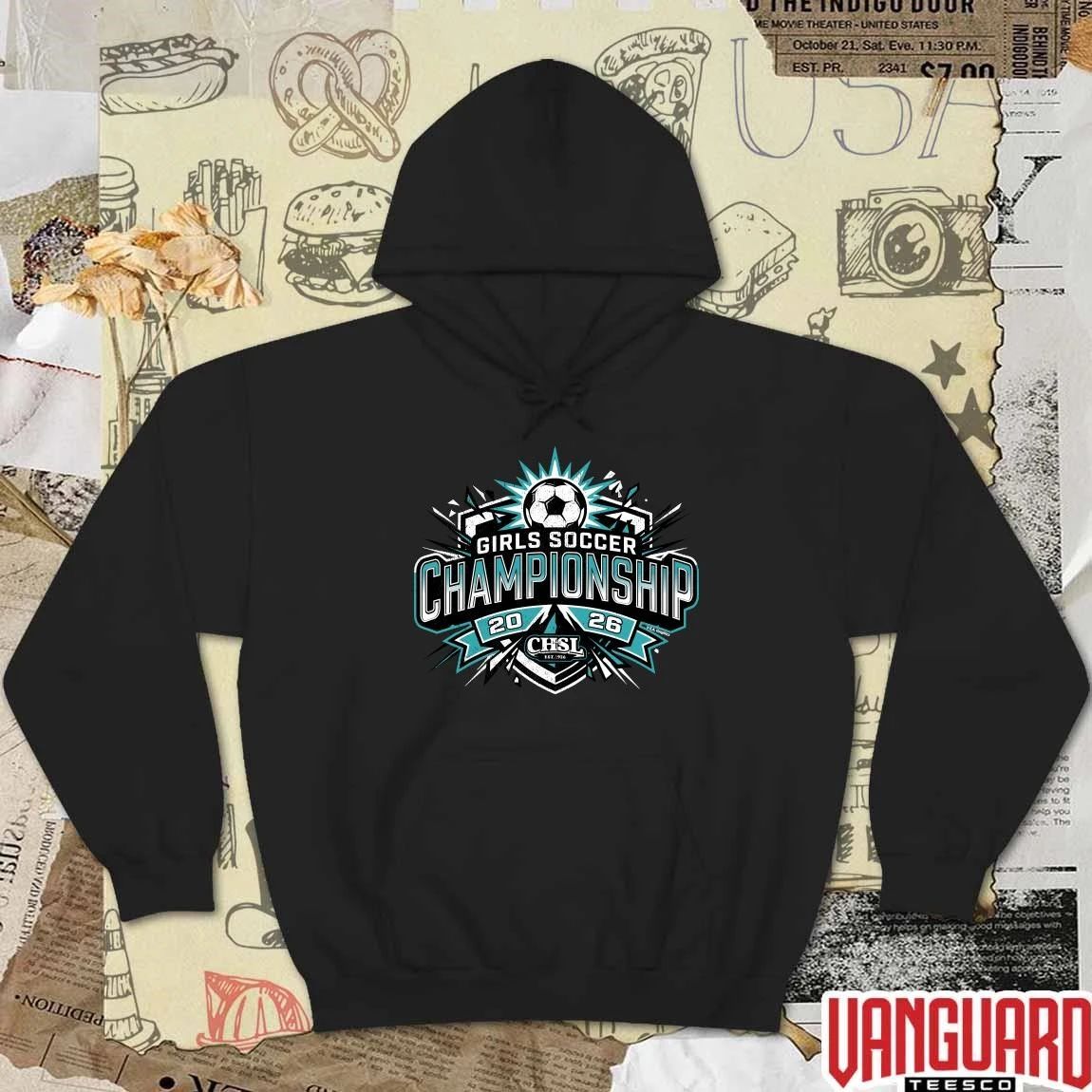 2026 CHSL Girls Soccer Championship Logo t-shirt