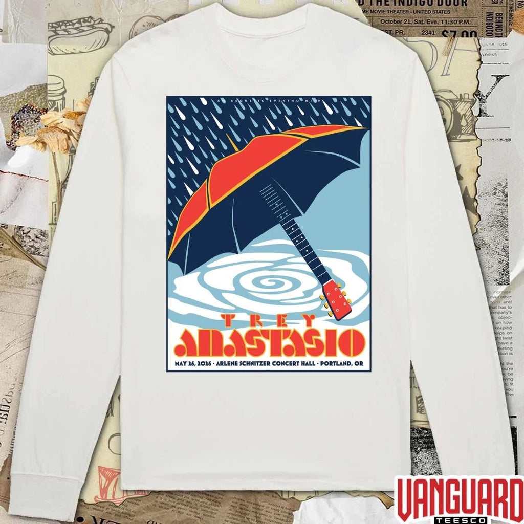 Trey Anastasio Arlene Schnitzer Concert Hall Portland, OR Poster May 26 2026 Poster t-shirt