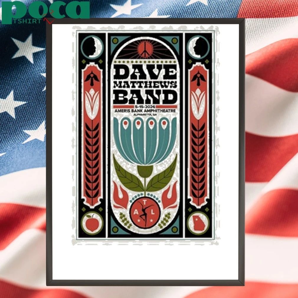 Dave Matthews Band Ameris Bank Amphitheatre in Alpharetta GA May 15 2026 shirt