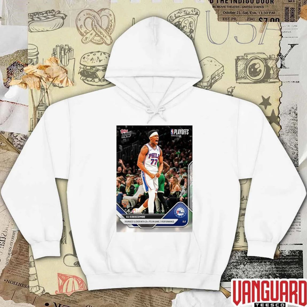 Philadelphia 76ers Vj Edgecombe Youngest G Ever With 20 PTS In Game 7 Performance t-shirt