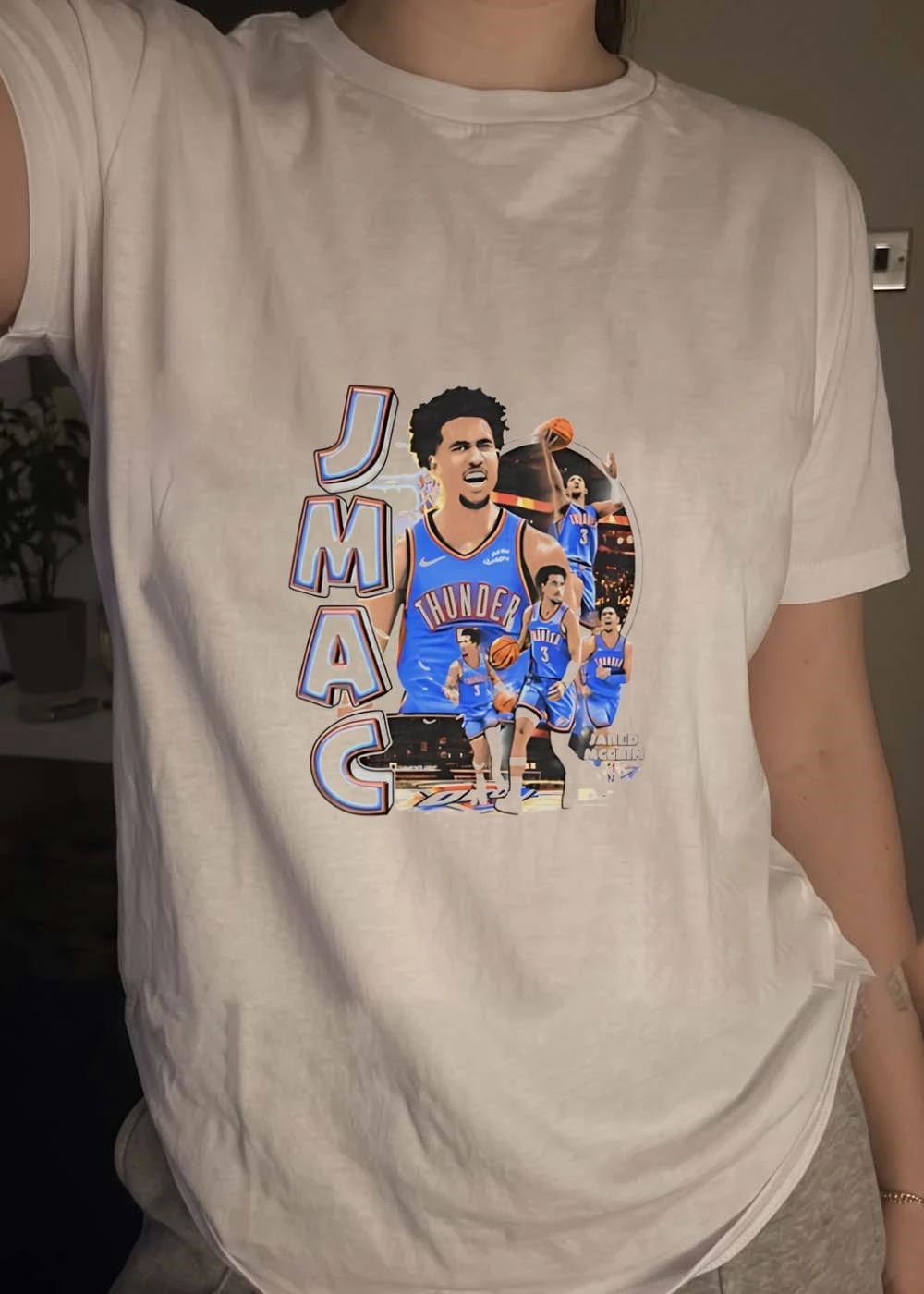 Jared McCain Oklahoma City Thunder NBA J MAC Thunder Jared McCain shirt