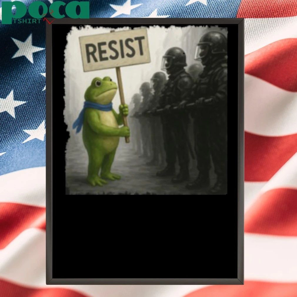 Portland Frog Rage Against The Machine Resist T-shirt