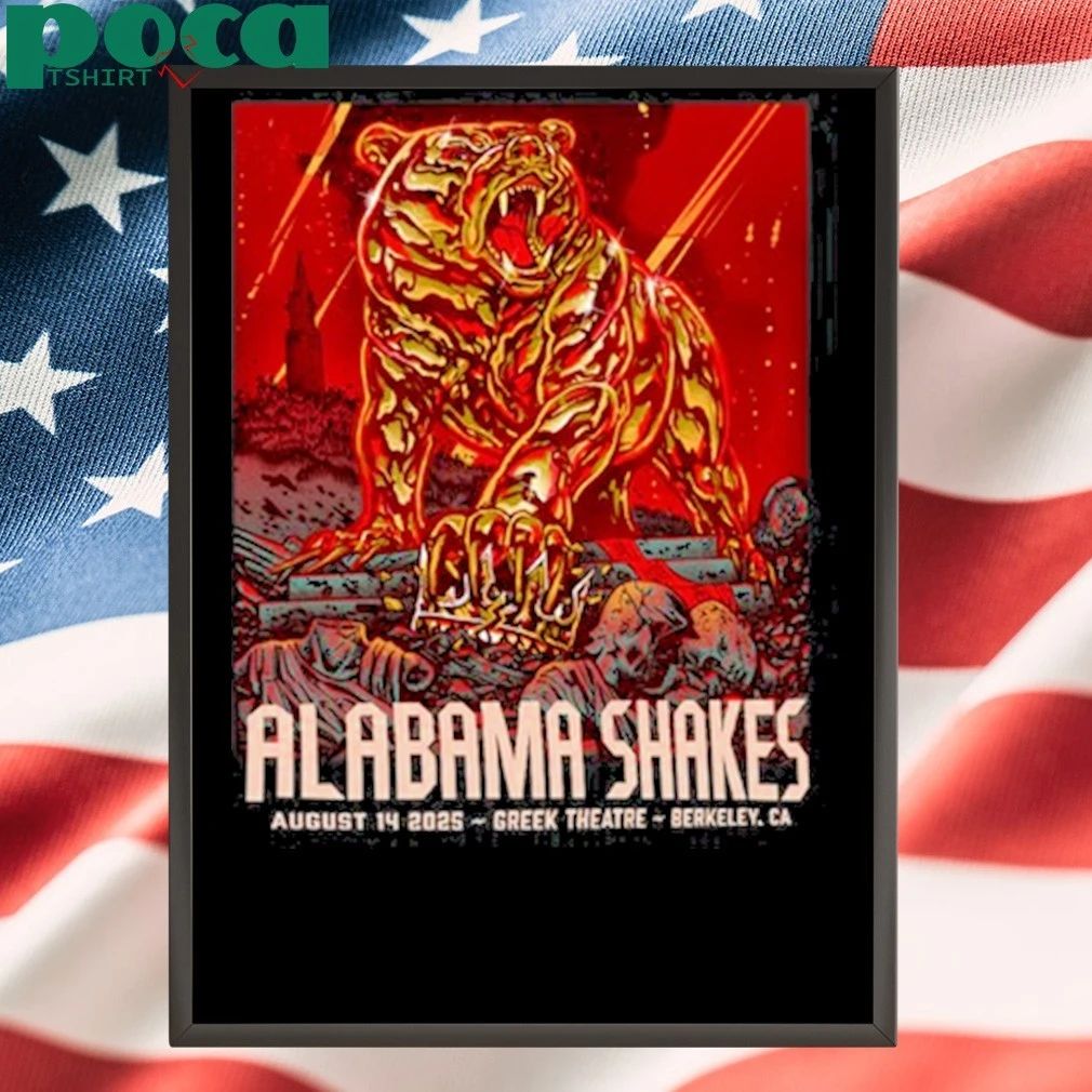 Premium Alabama Shakes 08.14.2025 Berkeley, CA Shirt