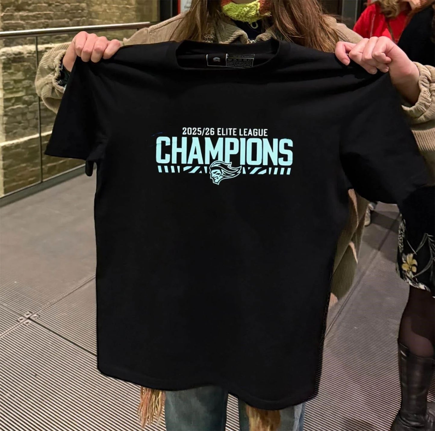 Belfast Giants 2026 Elite League Champions Locker Room shirt