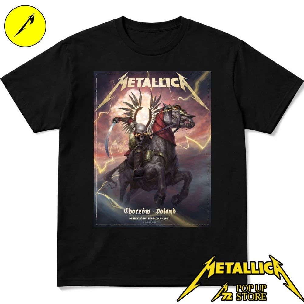 Metallica Stadion Slaski 2026 Chorzow May 19th Pop Up Unisex Shirt