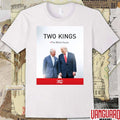 Donald Trump and King Charles III Two Kings The White House Poster t-shirt