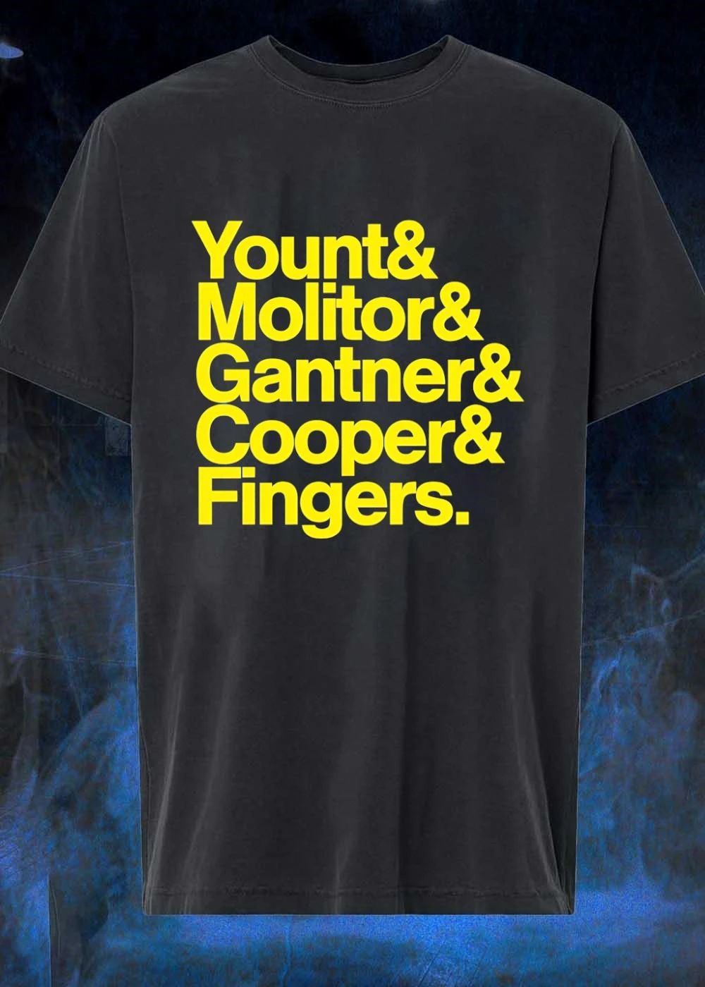 Milwaukee Brewers Icons Yount & Molitor & Gantner & Cooper & Fingers Shirt