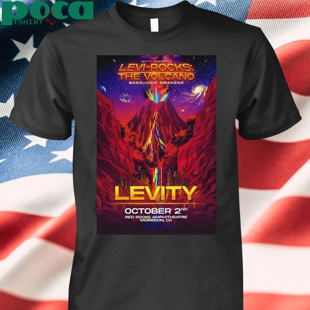 Levity Oct 2 2026 Red Rocks Amphitheatre In Morrison CO Poster T-shirt