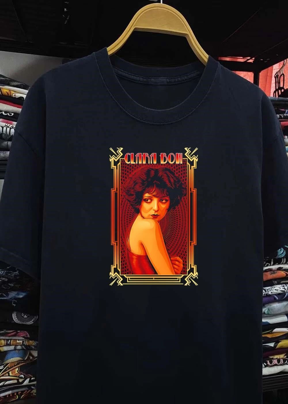 Clara Bow Art Deco Portrait The It Girl T-Shirt