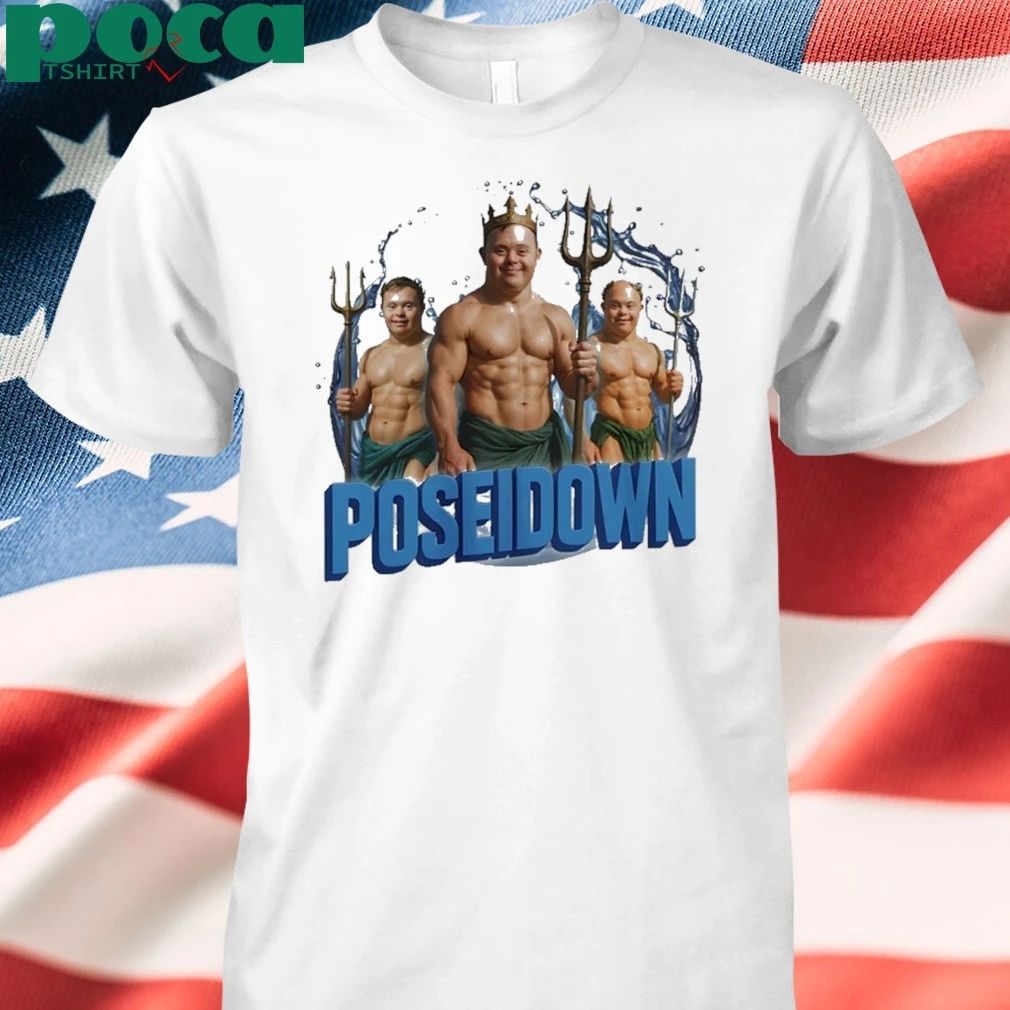 Poseidown Down Syndrome Trident shirt
