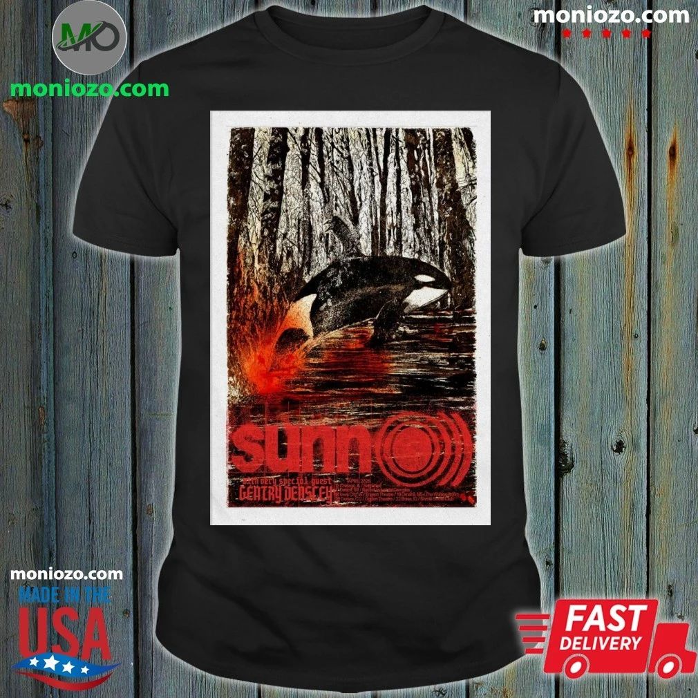 Original Poster Sunn O Band Tour 2026 Shirt