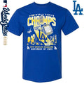 Los Angeles Dodgers 9-Time World Series Champions World Rings T-Shirt