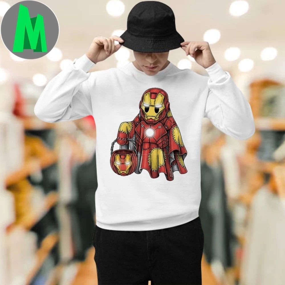 Spooky iron man halloween iron man halloween shirt