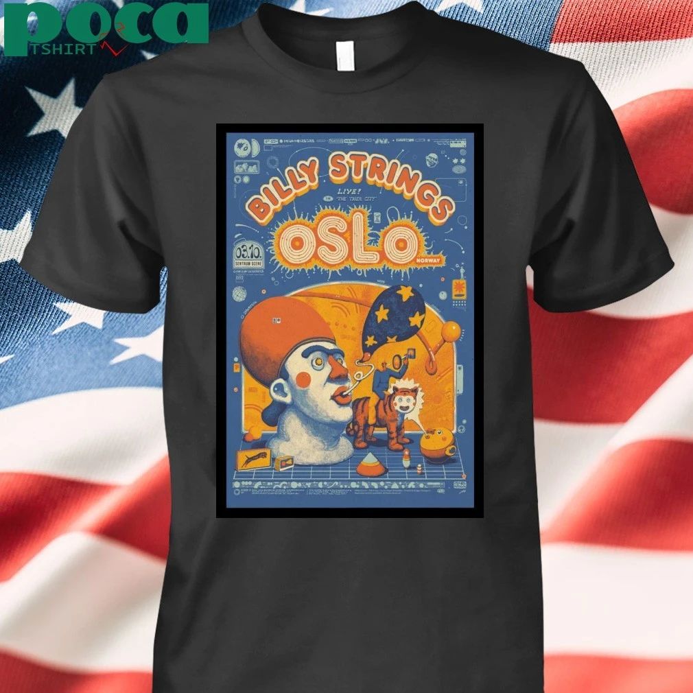 10.03.2025 Oslo, Norway Billy Strings Poster Shirt