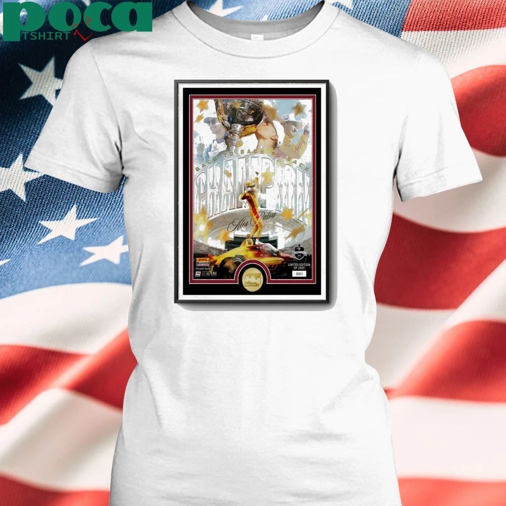 2025 NTT Indycar Champion Alex Palou Winner Poster shirt
