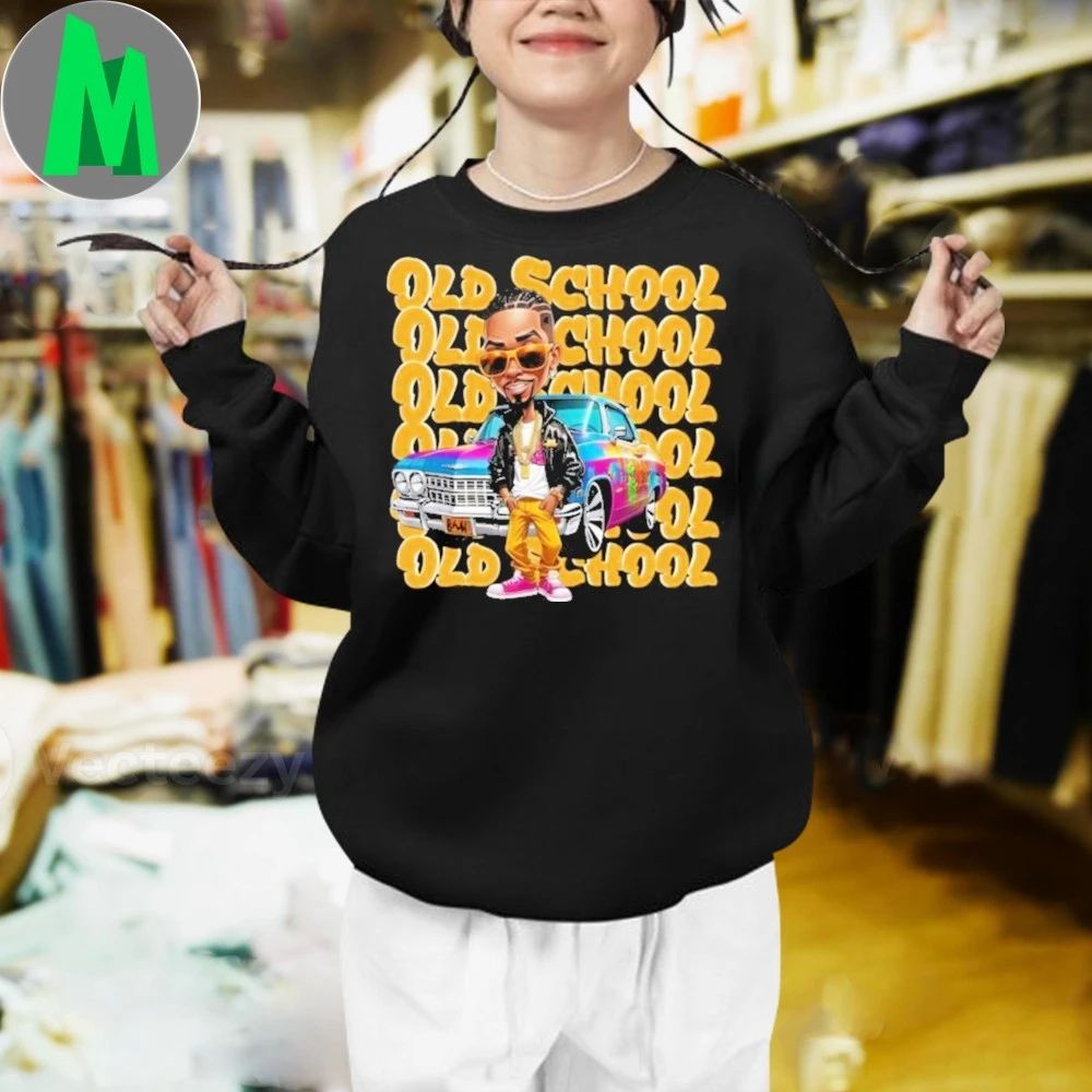 90s Hip Hop Old School Rap Lowrider Car 2025 Shirt