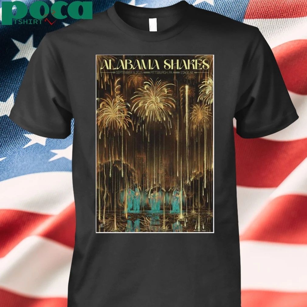 Alabama Shakes Fall Tour 2025 Stage AE in Pittsburgh, PA Poster T-shirt