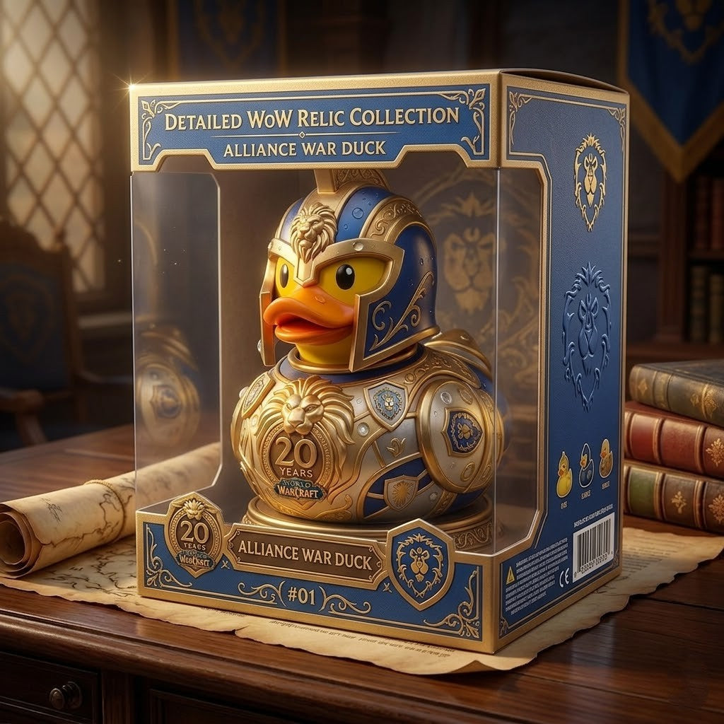 World of Warcraft Alliance 20 Years Rubber Duck
