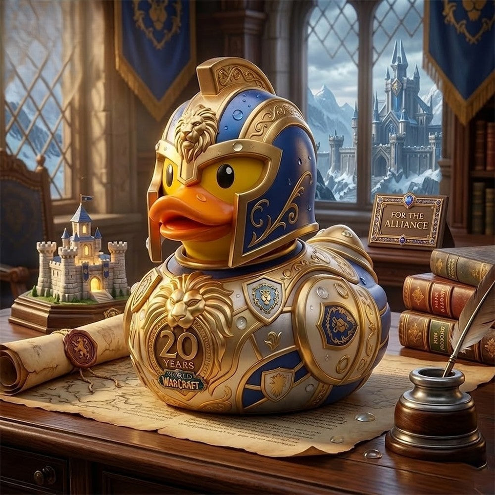 World of Warcraft Alliance 20 Years Rubber Duck