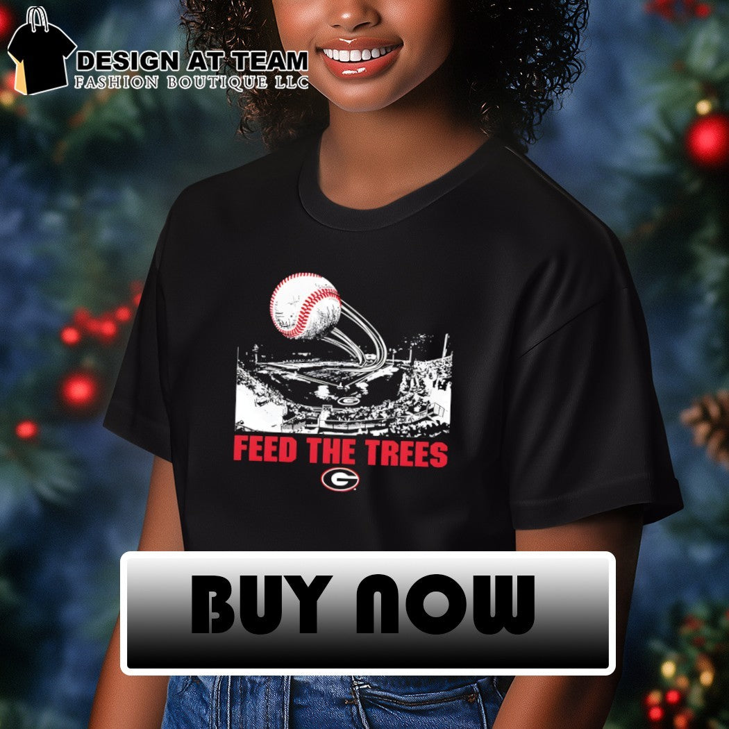 Feed the Trees Georgia Bulldogs baseball sports t-shirt
